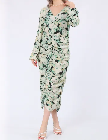 Rochie medie Vero Moda, verde Verde