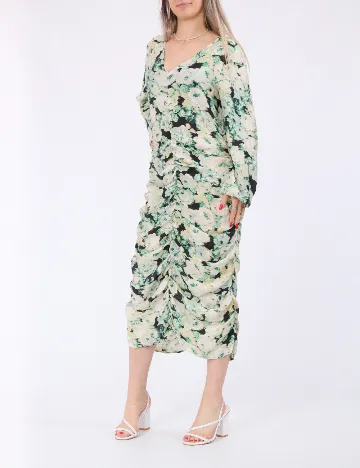 Rochie medie Vero Moda, verde Verde
