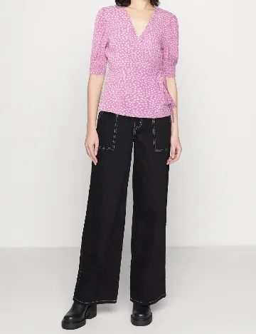 Bluza Pieces, mov