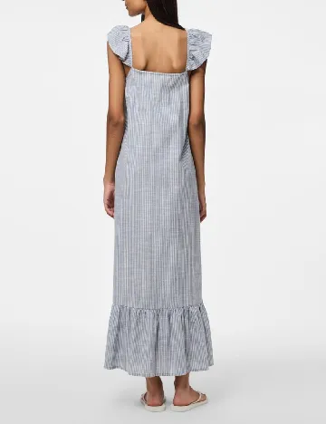 Rochie lunga Pieces, albastru