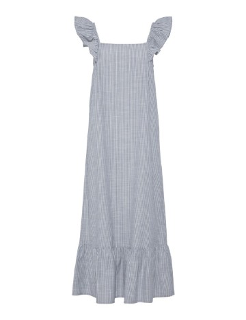Rochie lunga Pieces, albastru