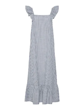 Rochie lunga Pieces, albastru