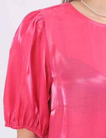 Rochie scurta Pieces, roz