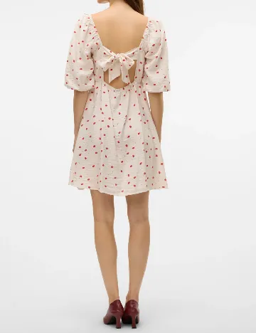 Rochie scurta Vero Moda, ecru