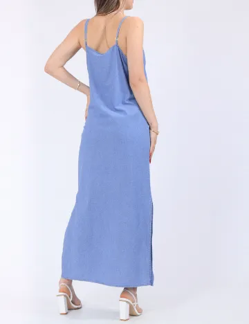 Rochie lunga Pieces, albastru