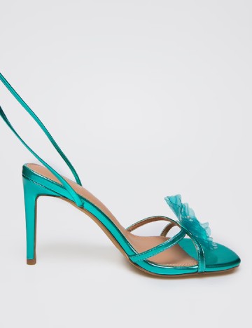 Sandale PRETTYLITTLETHING, turcoaz