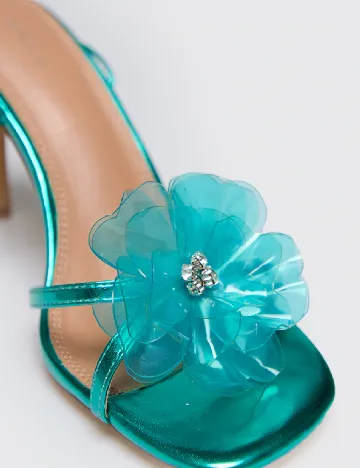 Sandale PRETTYLITTLETHING, turcoaz