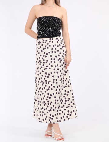 Fusta Vero Moda, crem