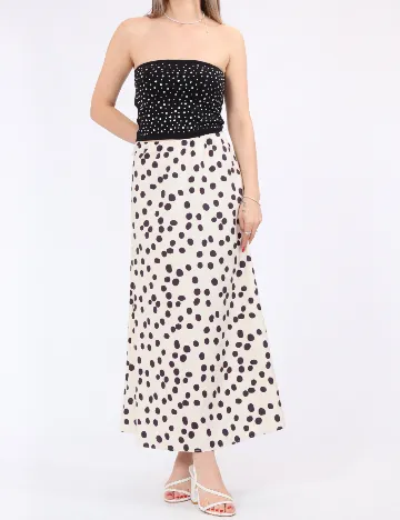 Fusta Vero Moda, crem