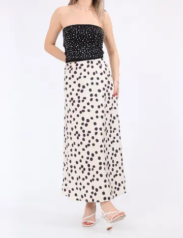 Fusta Vero Moda, crem