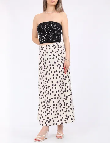Fusta Vero Moda, crem