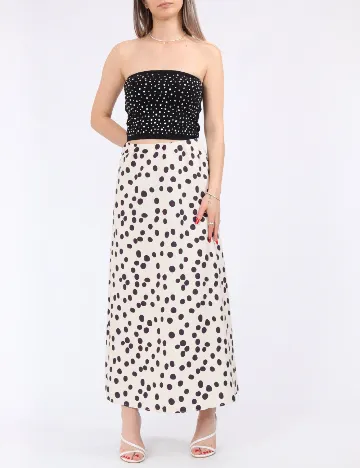Fusta Vero Moda, crem