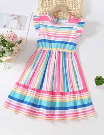 Rochie Shein Kids, mix culori