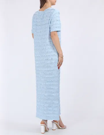 Rochie lunga Pieces, bleu