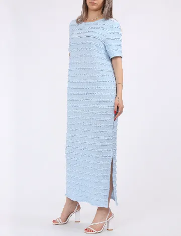 Rochie lunga Pieces, bleu
