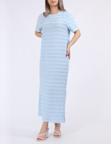 Rochie lunga Pieces, bleu
