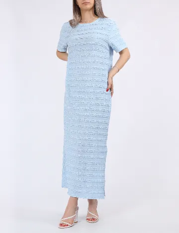 Rochie lunga Pieces, bleu