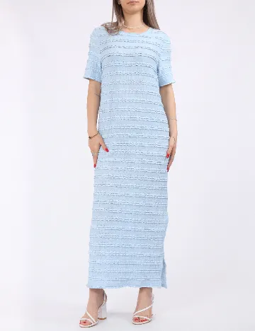 Rochie lunga Pieces, bleu