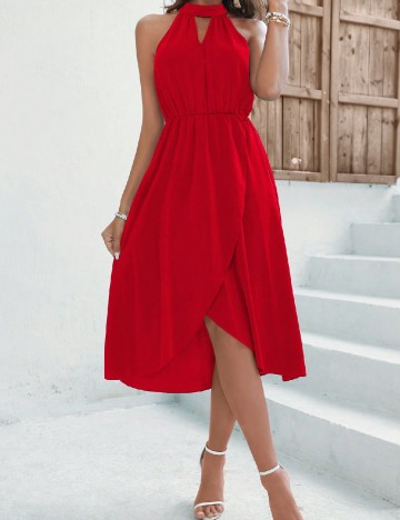Rochie medie SHEIN, rosu