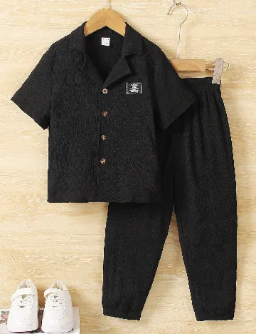 Compleu Shein Kids, negru