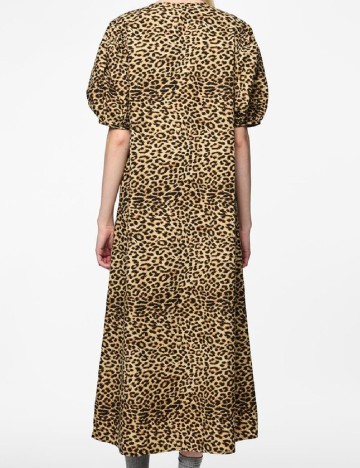 Rochie lunga Pieces, animal print