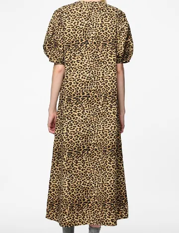 Rochie lunga Pieces, animal print