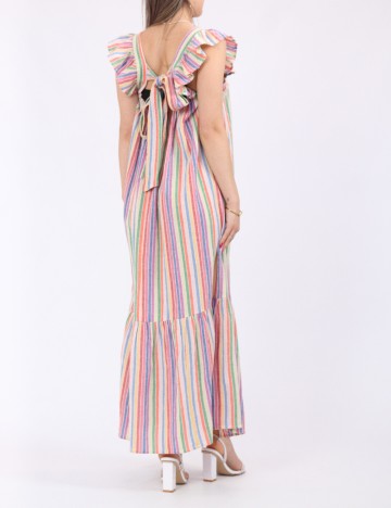 Rochie scurta Pieces, mix culori