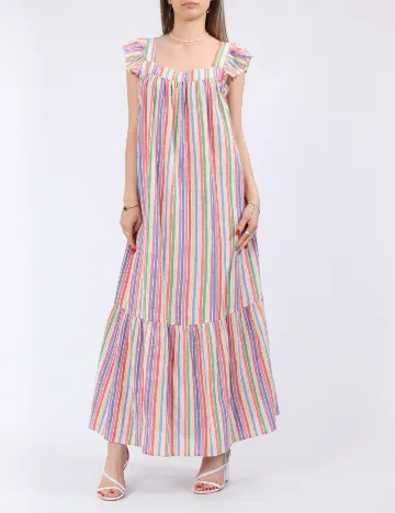 Rochie scurta Pieces, mix culori Mix culori