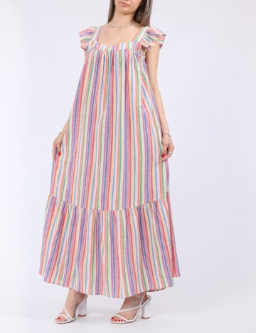 Rochie scurta Pieces, mix culori