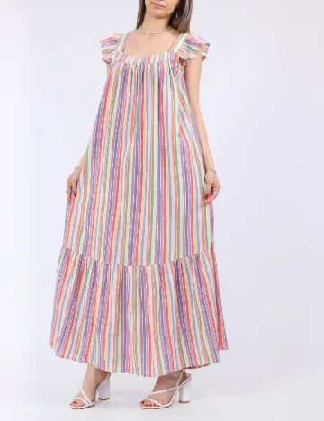 Rochie scurta Pieces, mix culori Mix culori