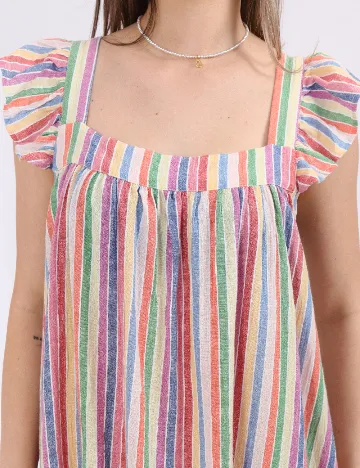 Rochie scurta Pieces, mix culori Mix culori