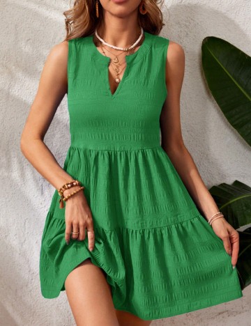 Rochie scurta SHEIN, verde