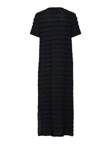 Rochie lunga Pieces, negru