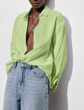 Camasa SHEIN, verde