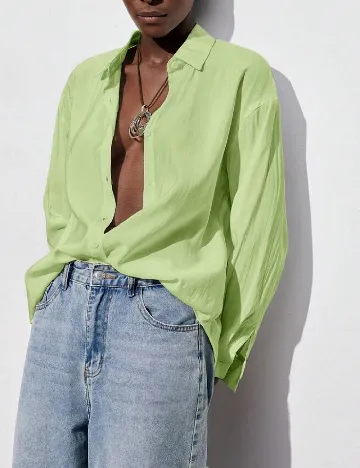 Camasa SHEIN, verde