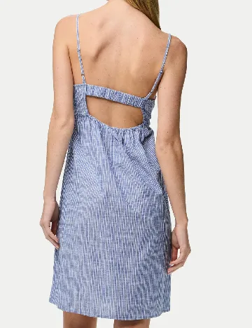 Rochie scurta Pieces, albastru