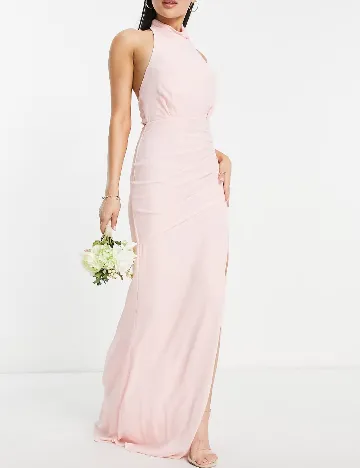 Rochie lunga TFNC London, roz