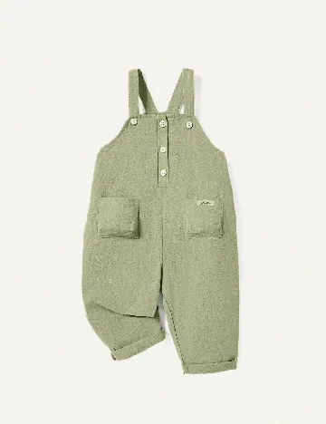 Salopeta Shein Kids, verde