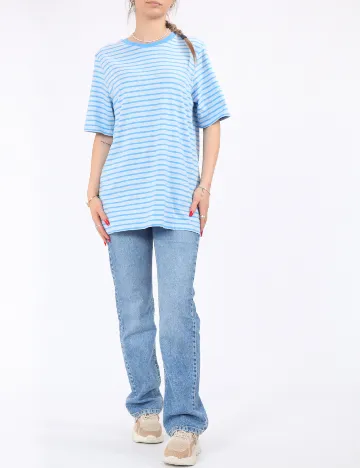 Tricou Pieces, albastru