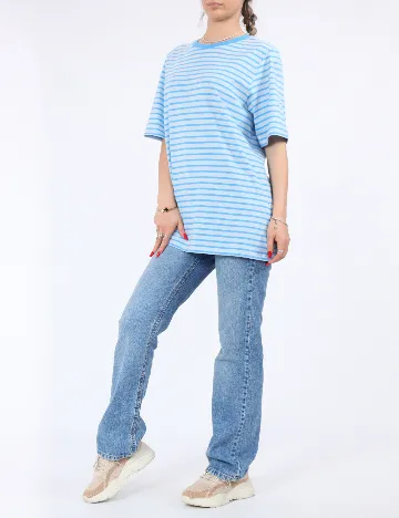 Tricou Pieces, albastru