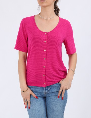 Tricou Pieces, roz