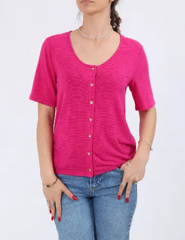 Tricou Pieces, roz