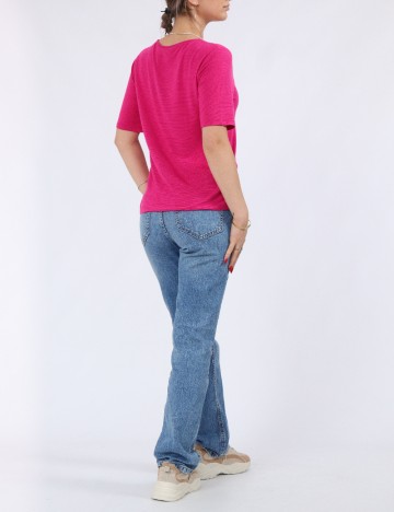 Tricou Pieces, roz