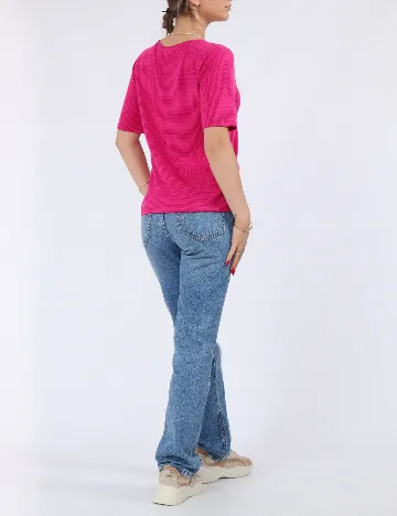 Tricou Pieces, roz