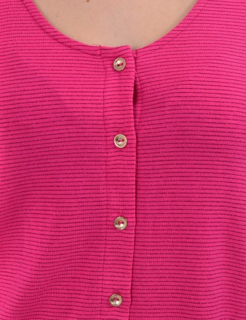 Tricou Pieces, roz
