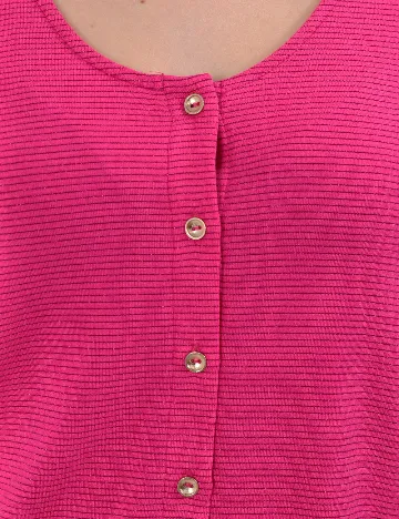Tricou Pieces, roz