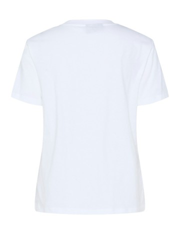 Tricou Pieces, alb