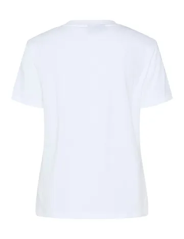 Tricou Pieces, alb