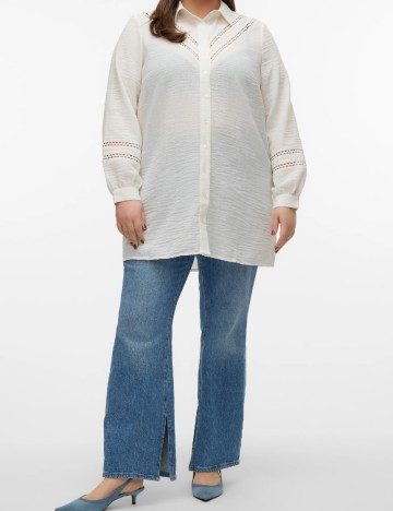 Camasa Vero Moda Curve, alb