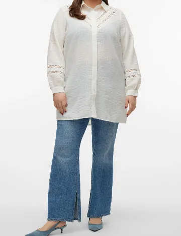 Camasa Vero Moda Curve, alb